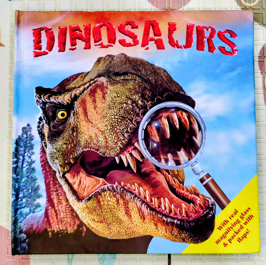Dinosaurs | Magnifying Glass inside and Lots of Flaps to Lift