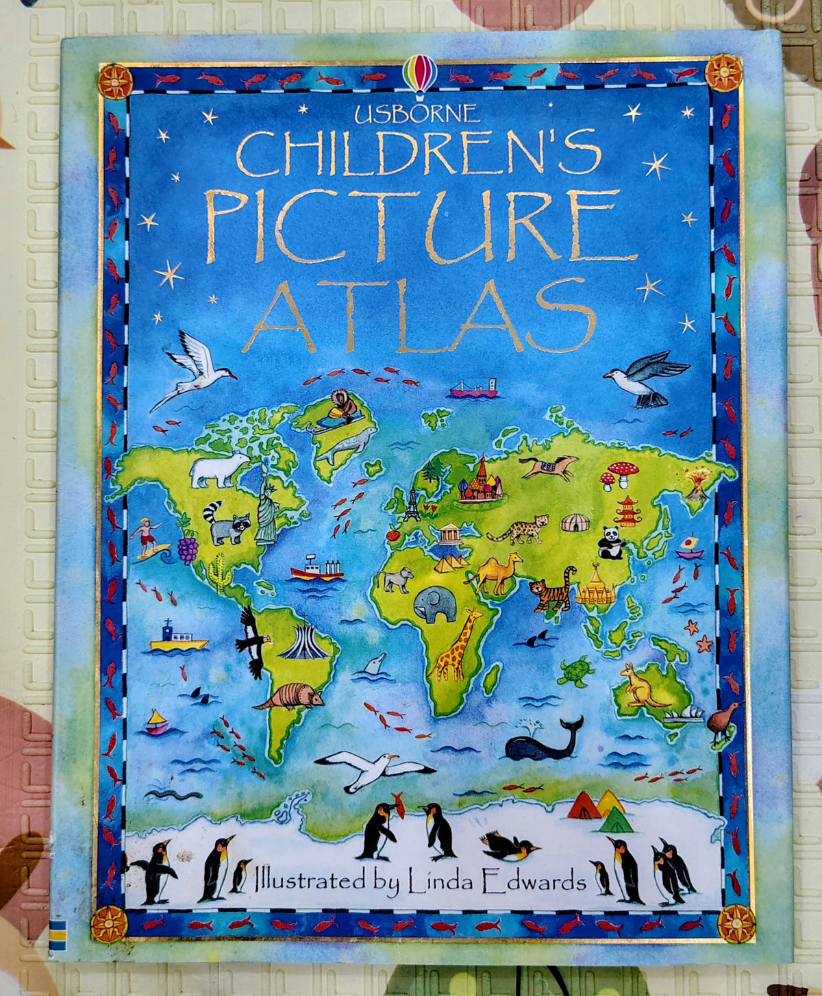 Usborne Children's Picture Atlas by Linda Edwards