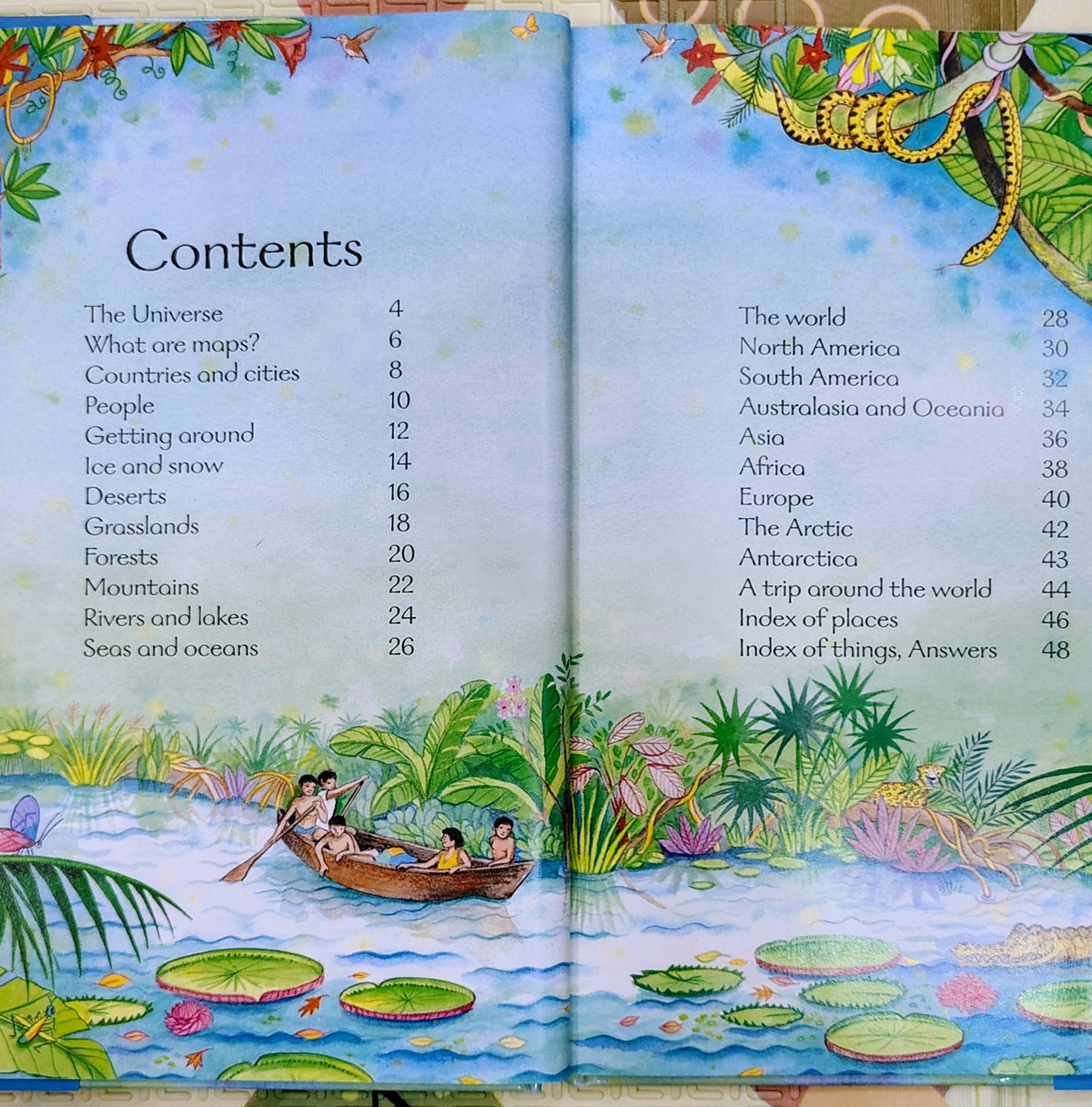 Usborne Children's Picture Atlas by Linda Edwards
