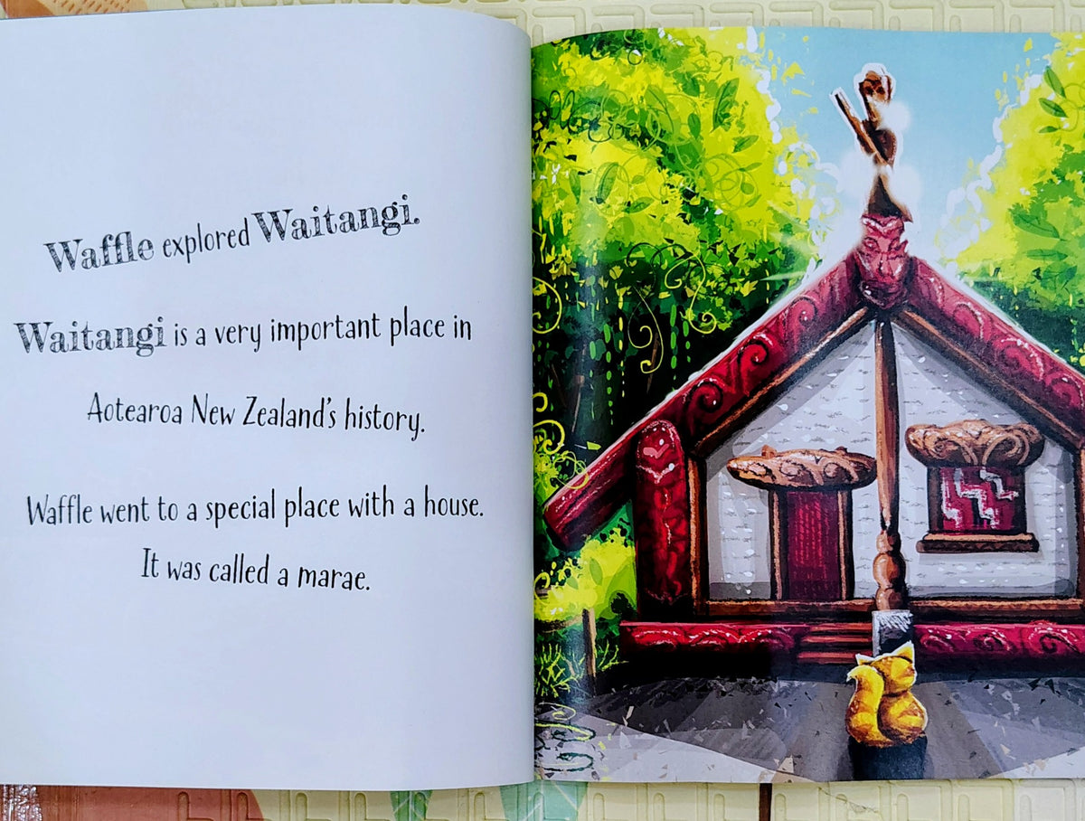 Waffle Travels Aotearoa New Zealand by Hayley Elliott-Kernot