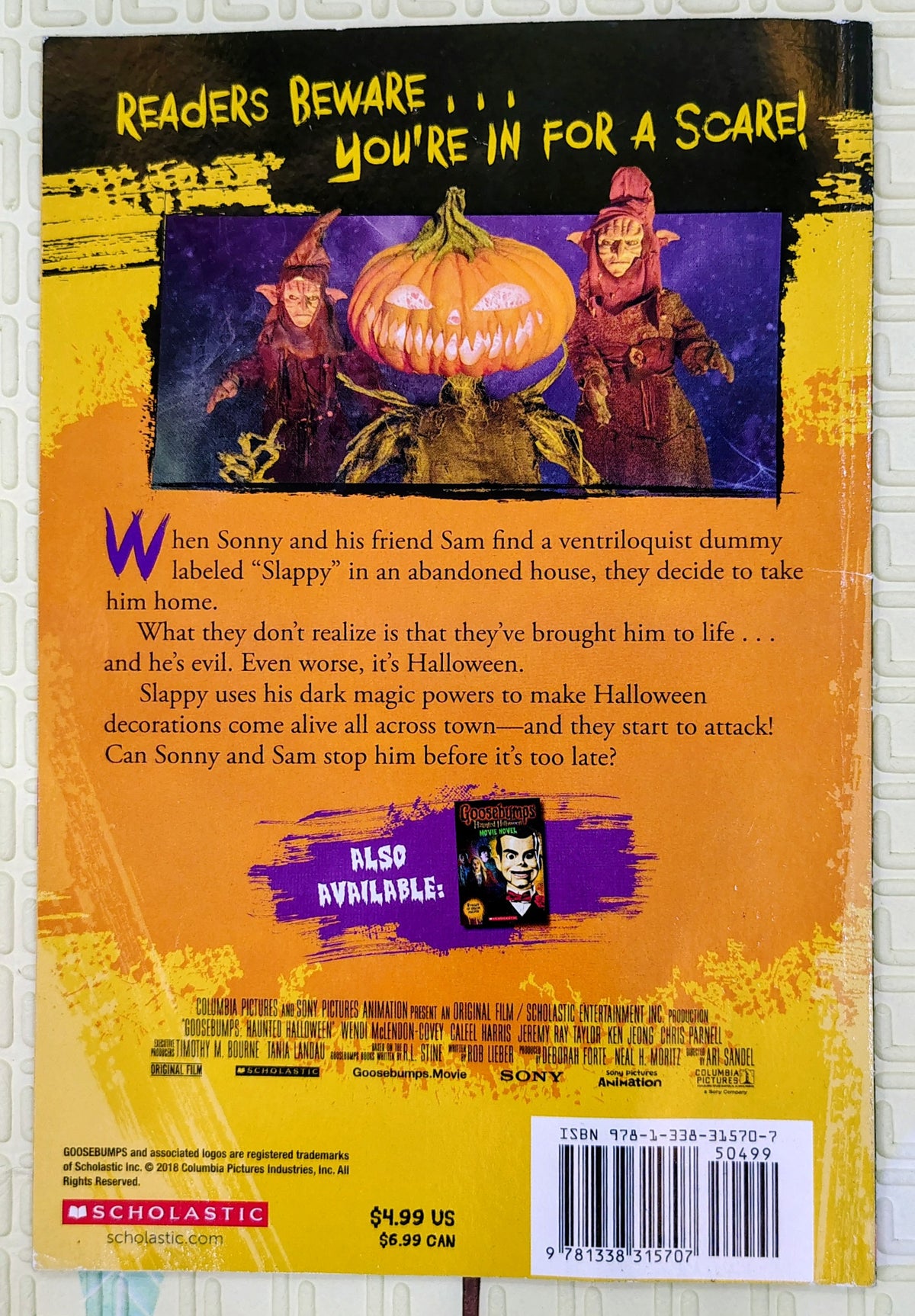 Goosebumps Haunted Halloween: Slappy's Return by R.L. Stine | Scholastic