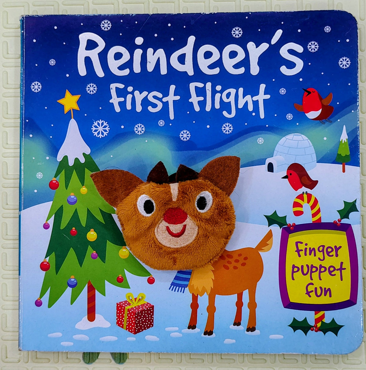 Reindeer's First Flight | Finger Puppet Book