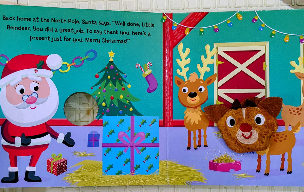 Reindeer's First Flight | Finger Puppet Book