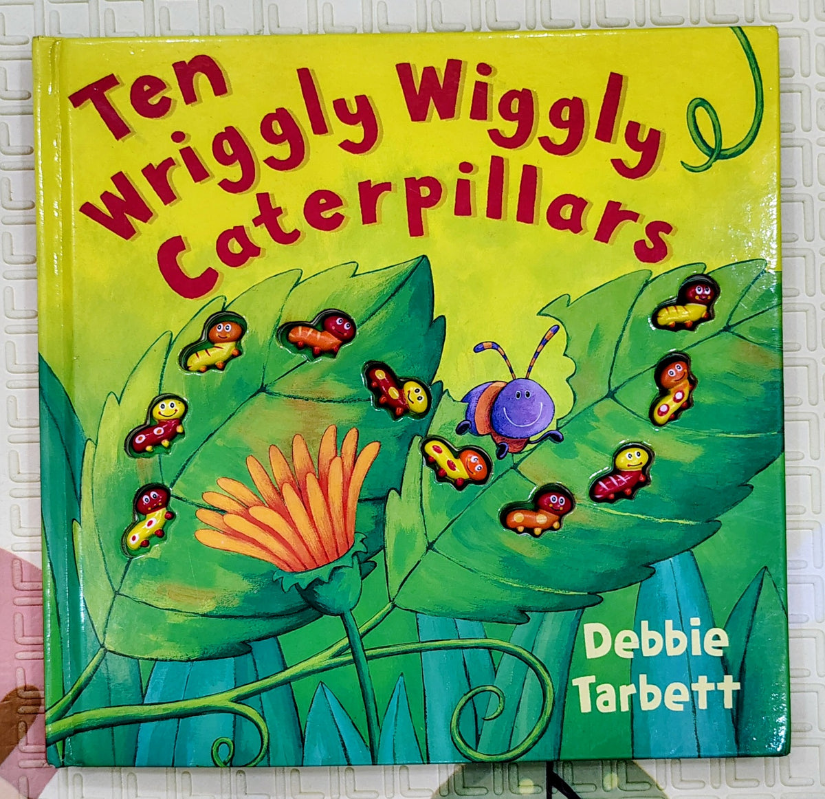 Ten Wriggly Wiggly Caterpillars by Debbie Tarbett | 3D Caterpillars