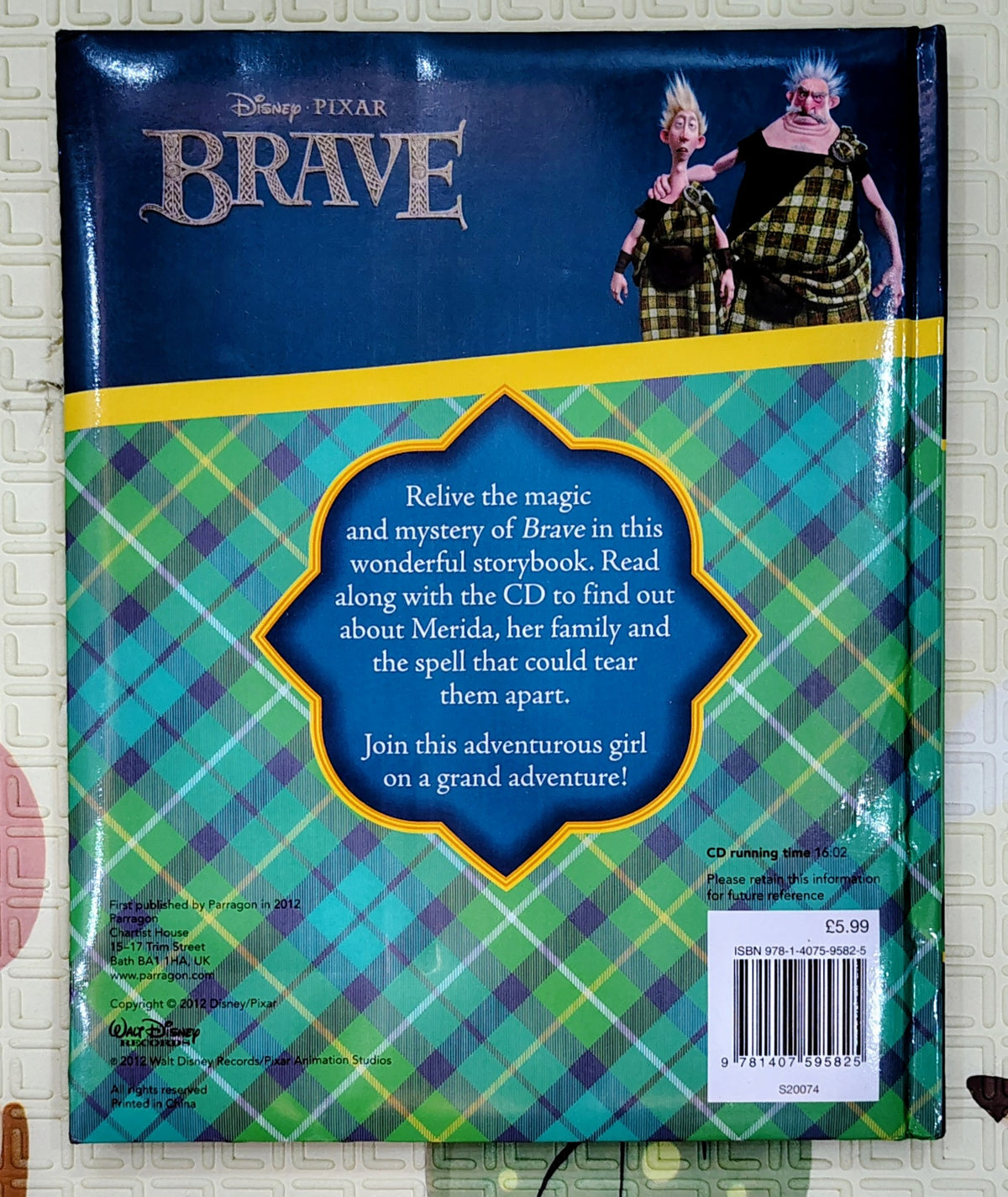 Brave: Book and CD by Disney Pixar