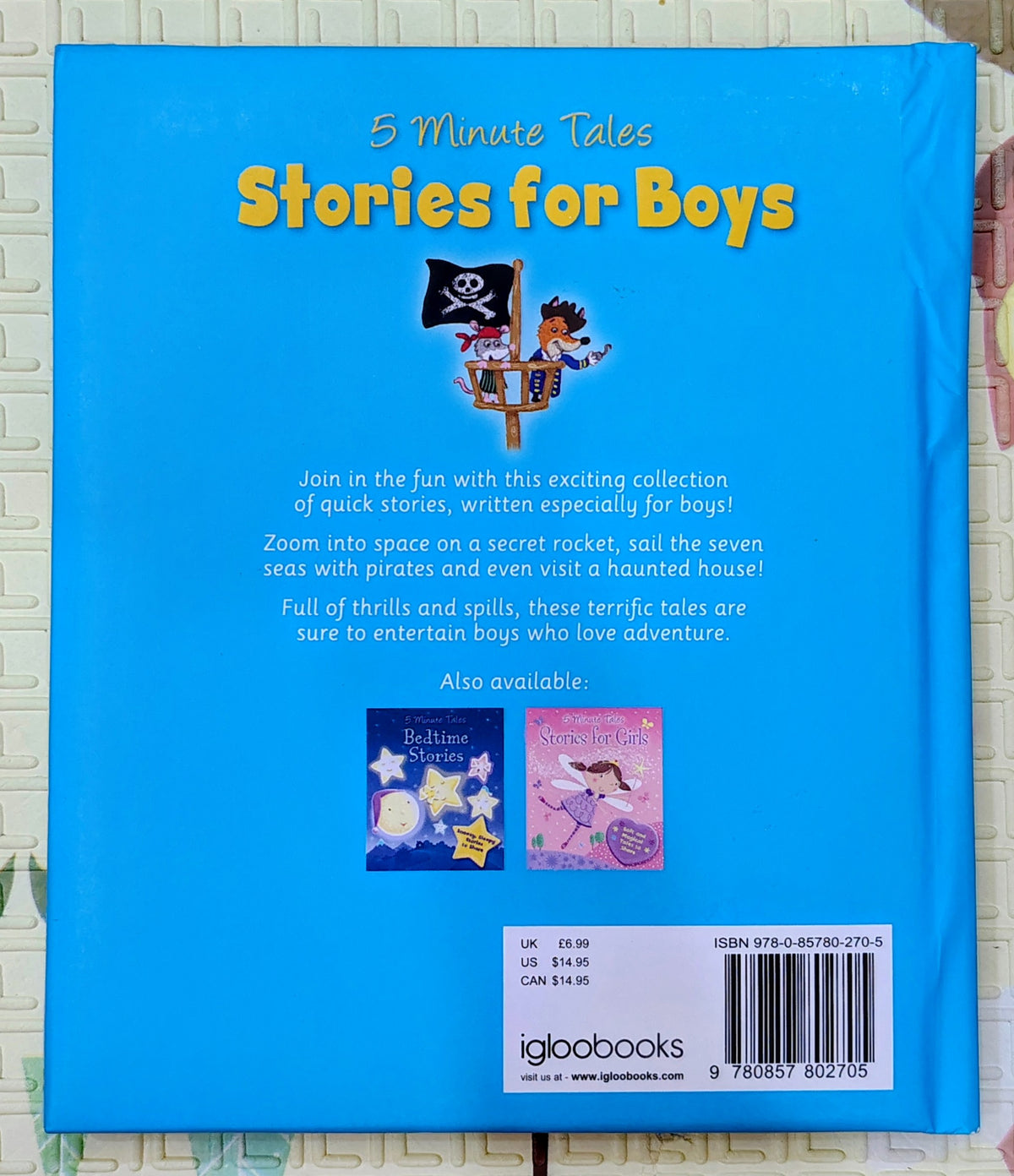 5 Minute Tales: Adventure Stories for Boys | IglooBooks