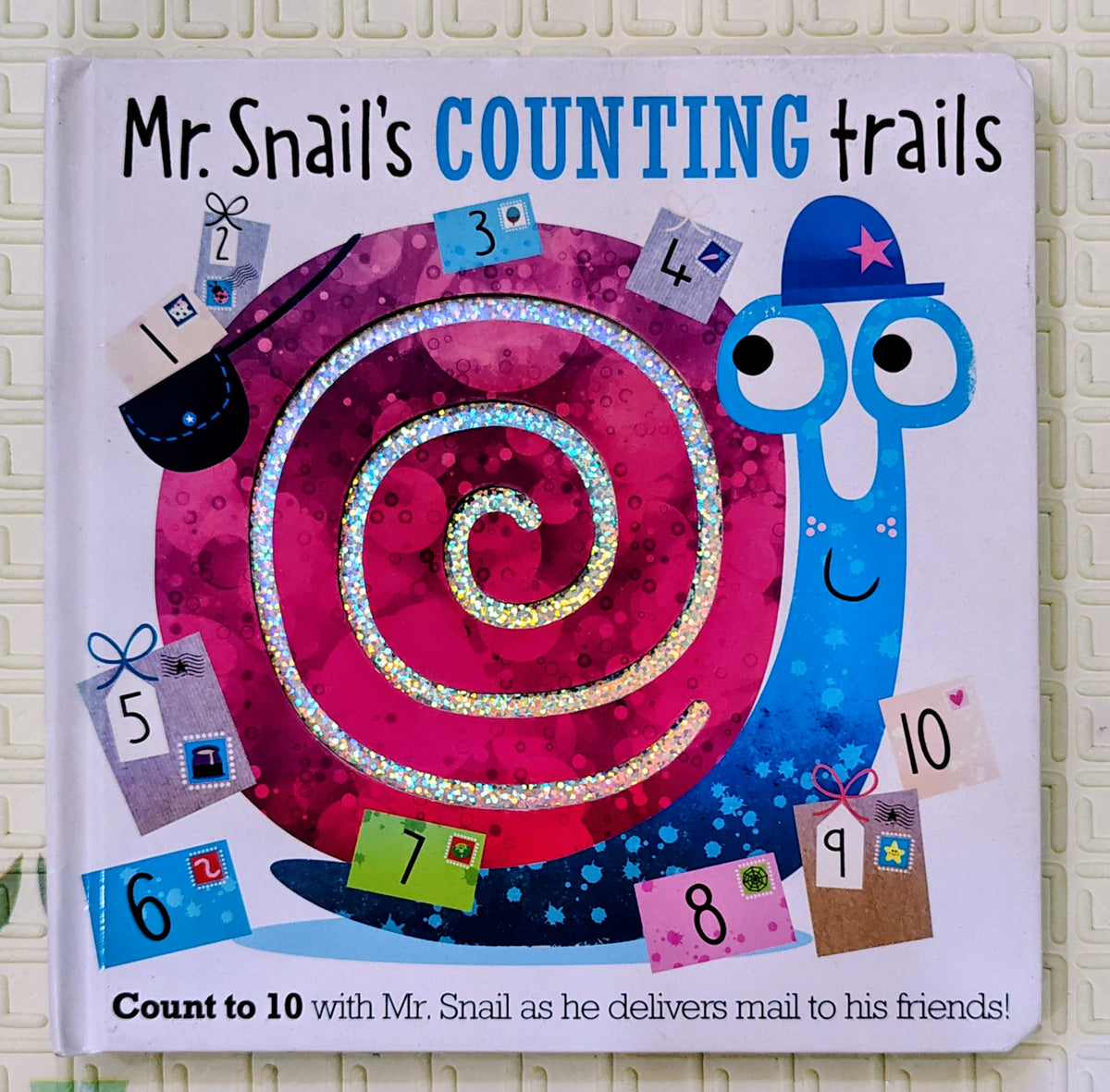Mr. Snail's Counting Trails by Stuart | Finger Tracing Book