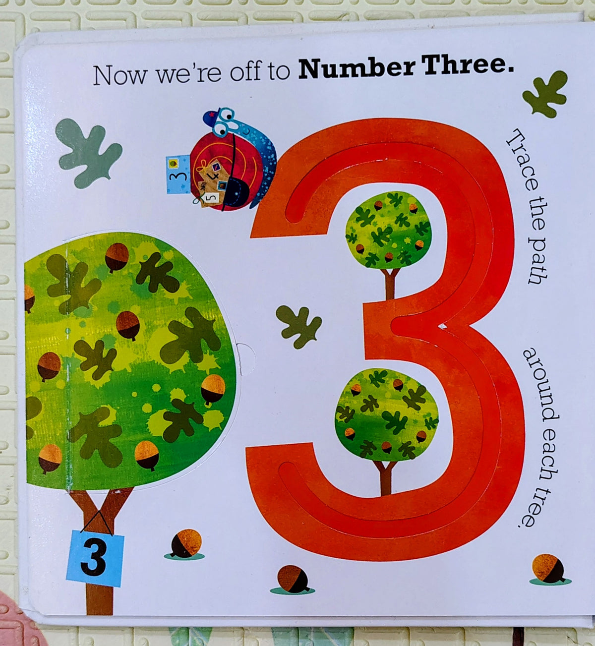Mr. Snail's Counting Trails by Stuart | Finger Tracing Book