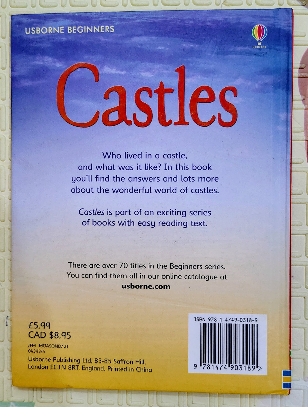 Castles by Usborne | Usborne Beginners