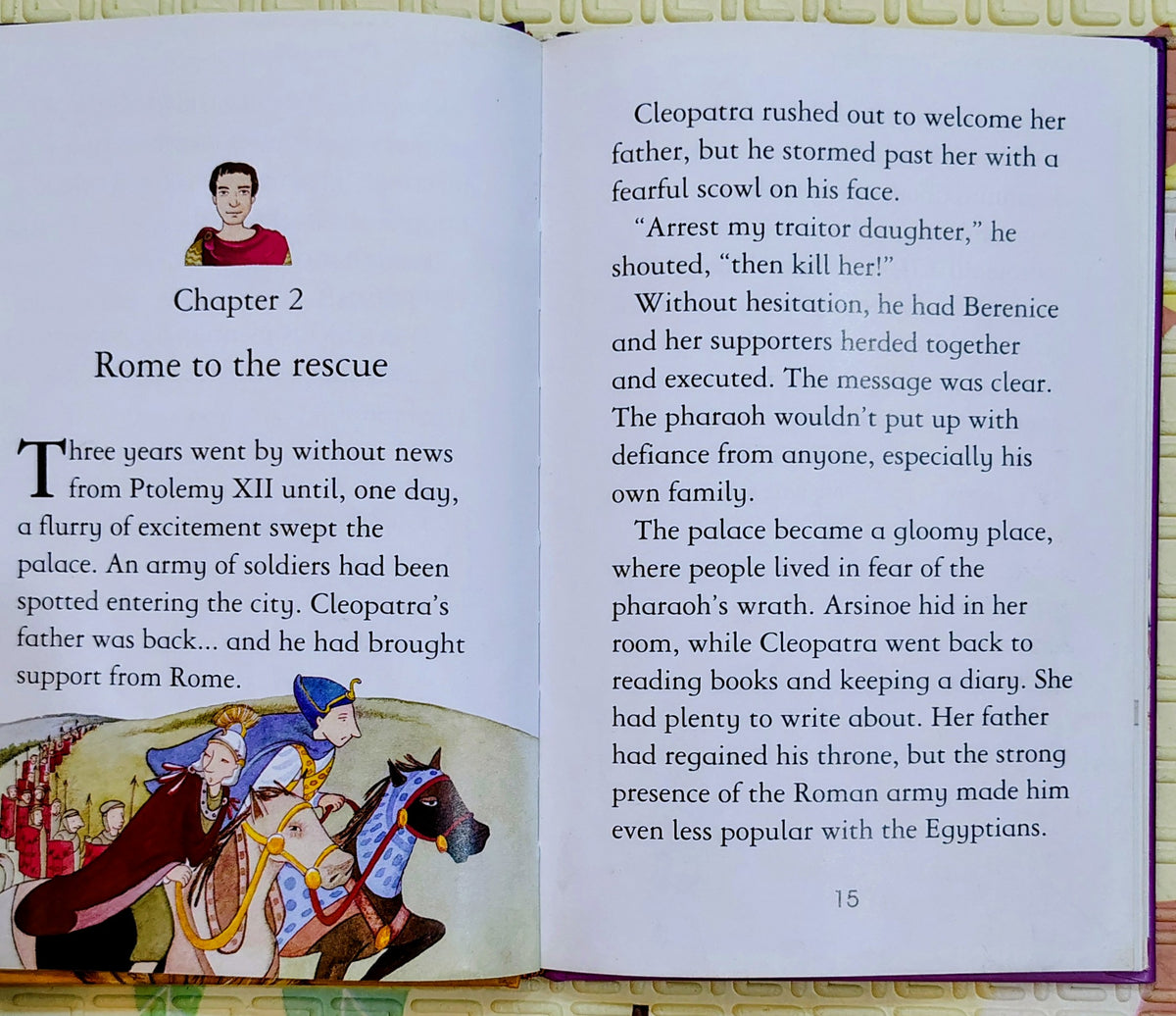 Cleopatra by Katie Daynes | Usborne Chapter Book