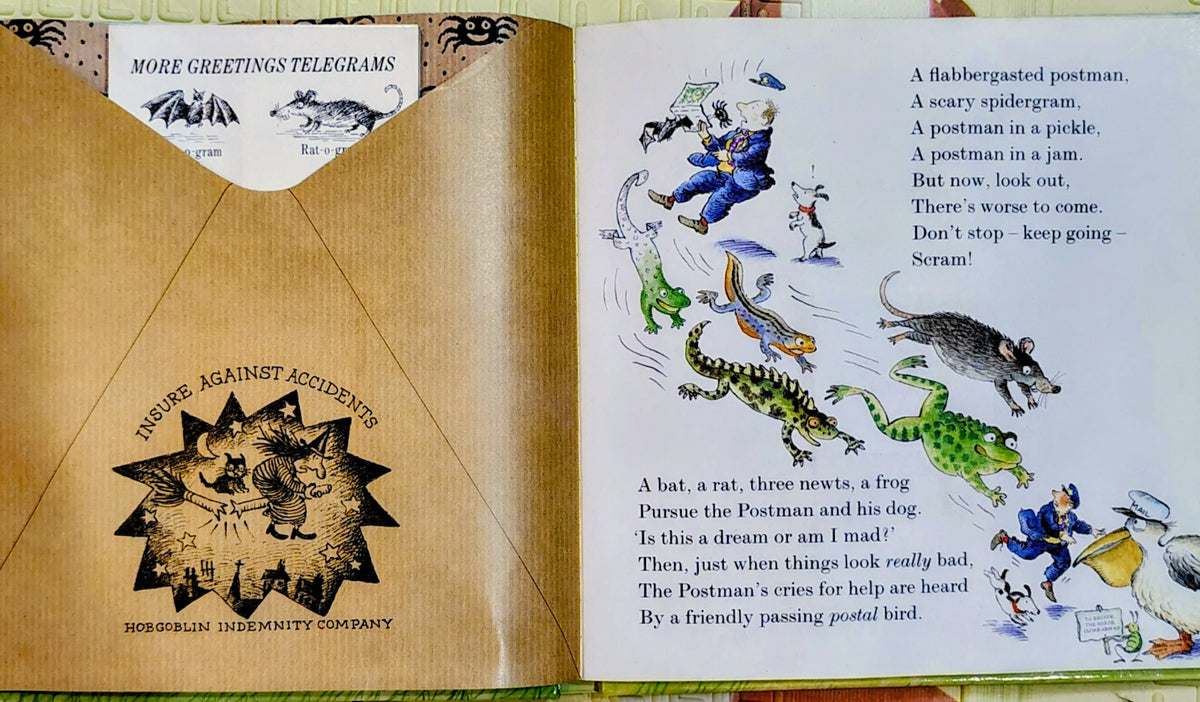 The Jolly Pocket Postman by Janet & Allan Ahlberg | Real letters and things inside