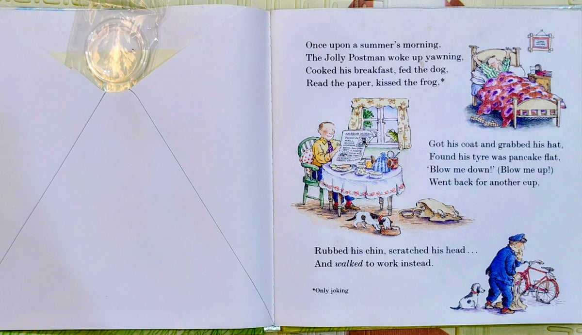 The Jolly Pocket Postman by Janet & Allan Ahlberg | Real letters and things inside