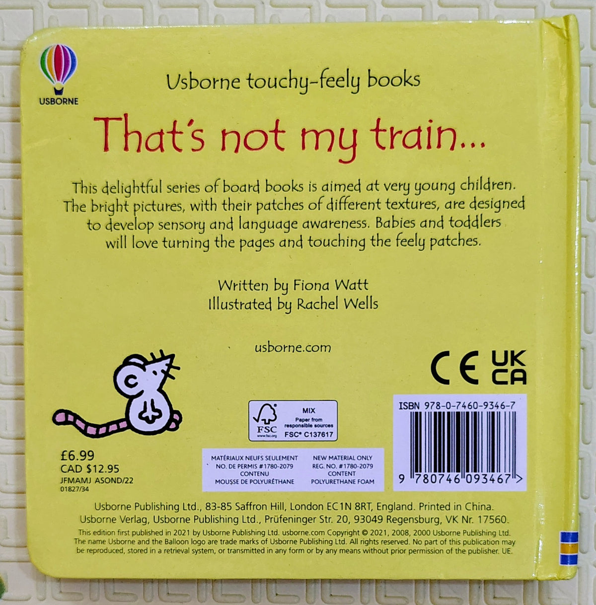That's not my train... by Fiona Watt | Usborne Touch-and-Feel