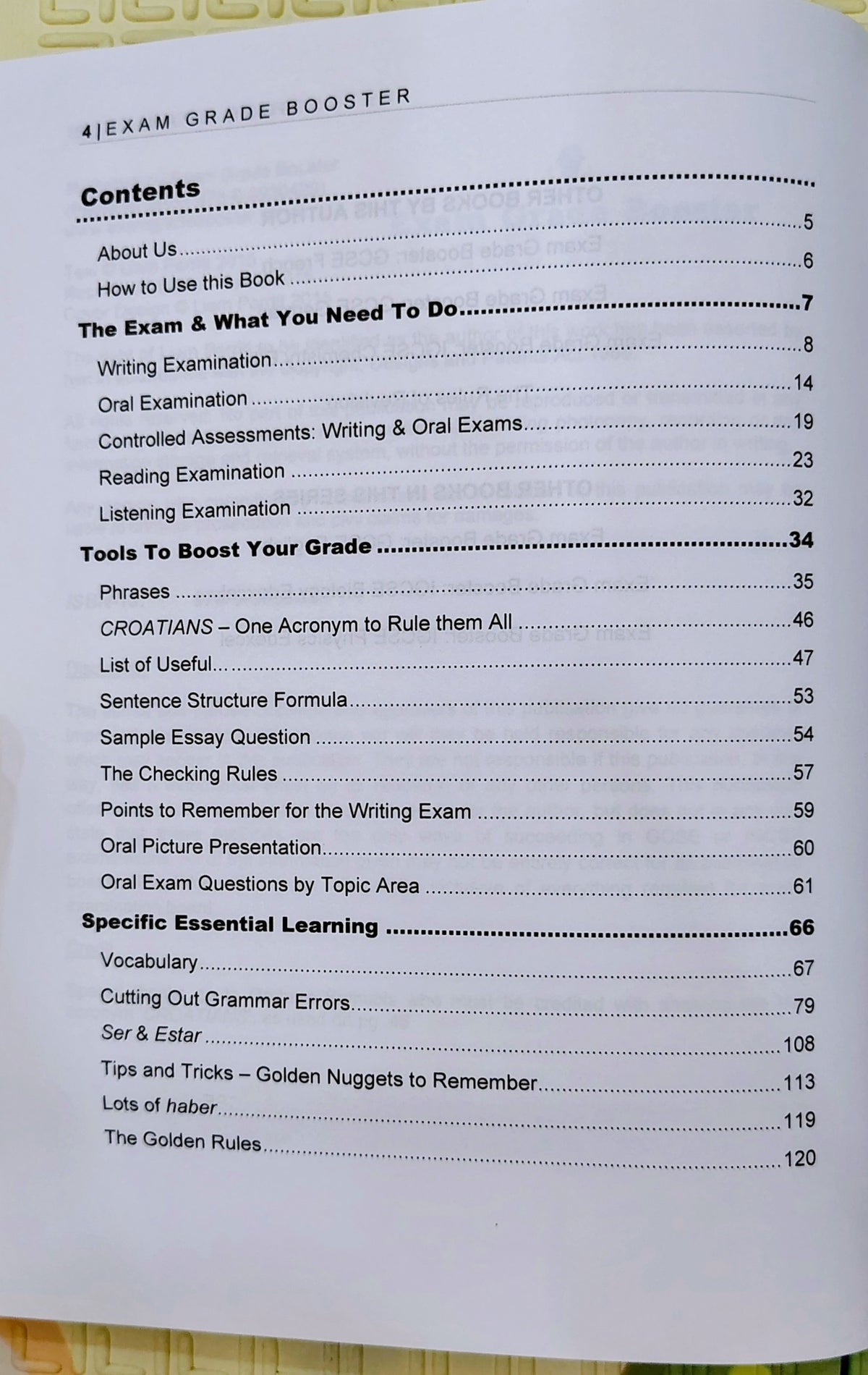 Exam Grade Booster GCSE Spanish by Liam Porritt | Study Guide