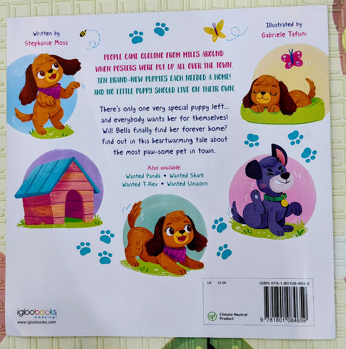 Wanted Puppy by Stephanie Moss | Igloo Books