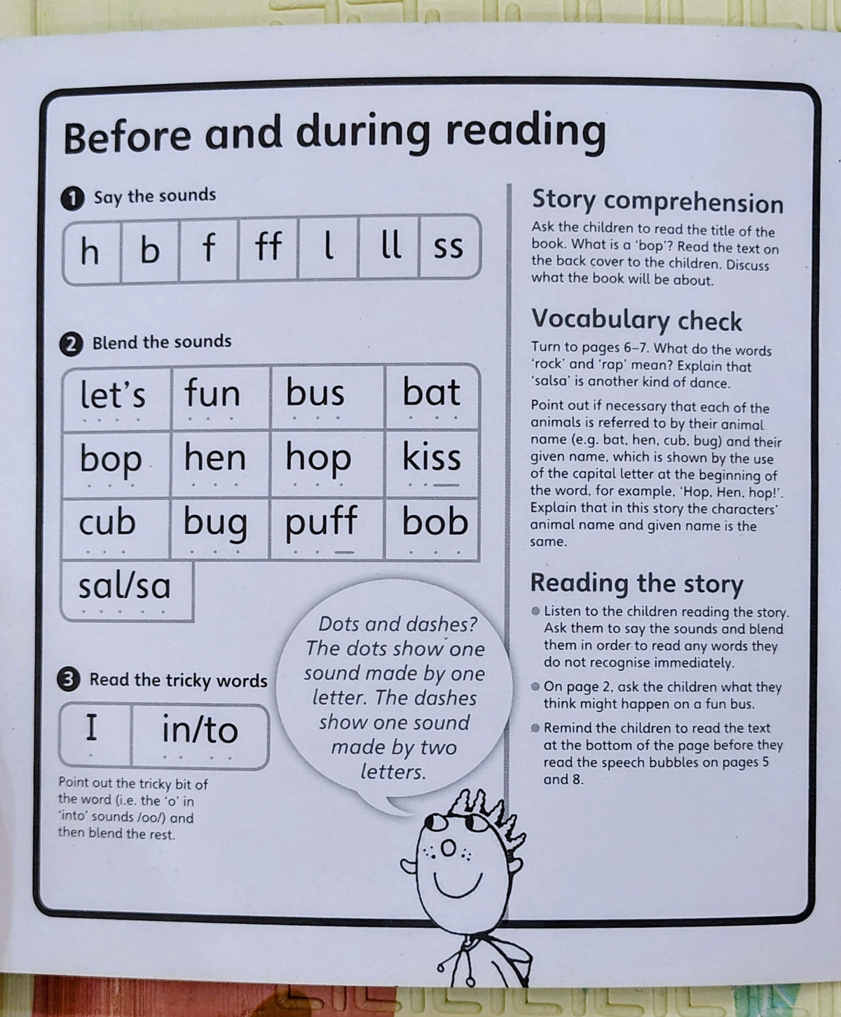 The Bop by Jeanne Willis | Phonics Bug Phase 2