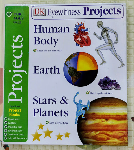 DK Eyewitness Projects: Human Body, Earth, Stars & Planets