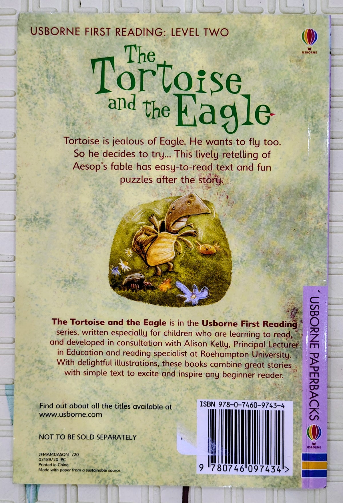 The Tortoise and the Eagle by Rob Lloyd Jones | Usborne Young Reading