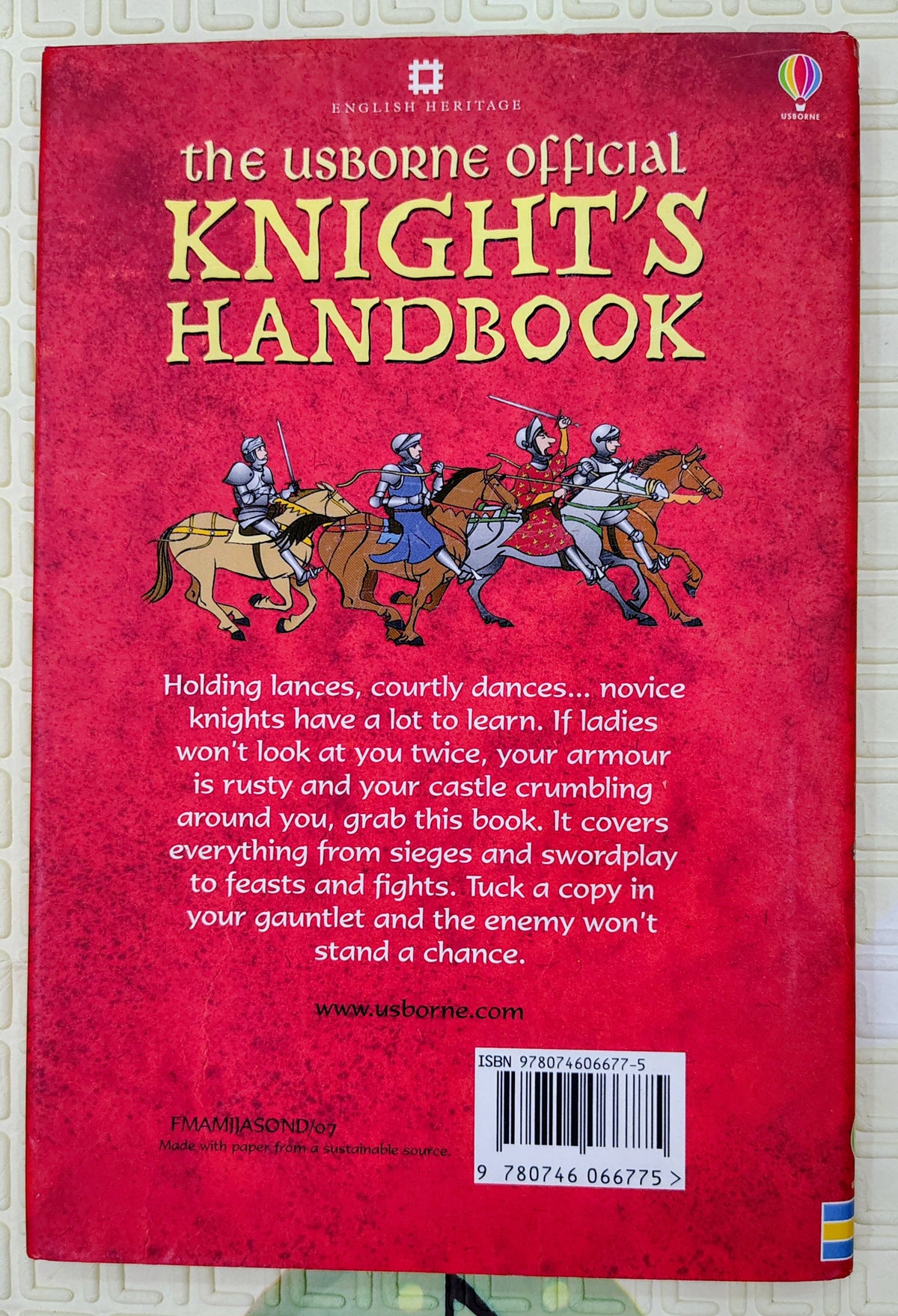 The Usborne Official Knight's Handbook | Be a Knight Overnight