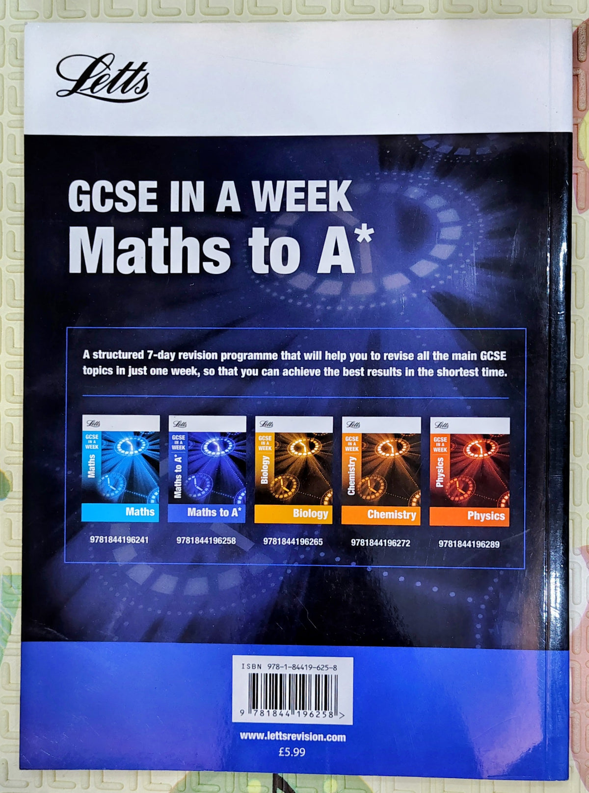 Maths to A* by Letts | 7 day Revision