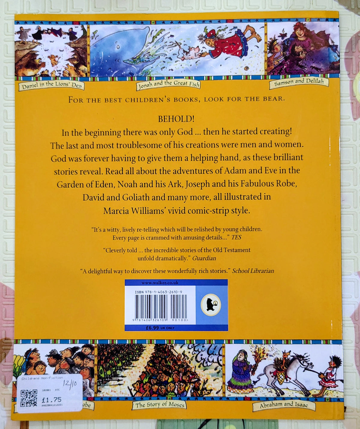 Noah's Ark and Other Bible Stories by Marcia Williams | Walker | Religious Stories