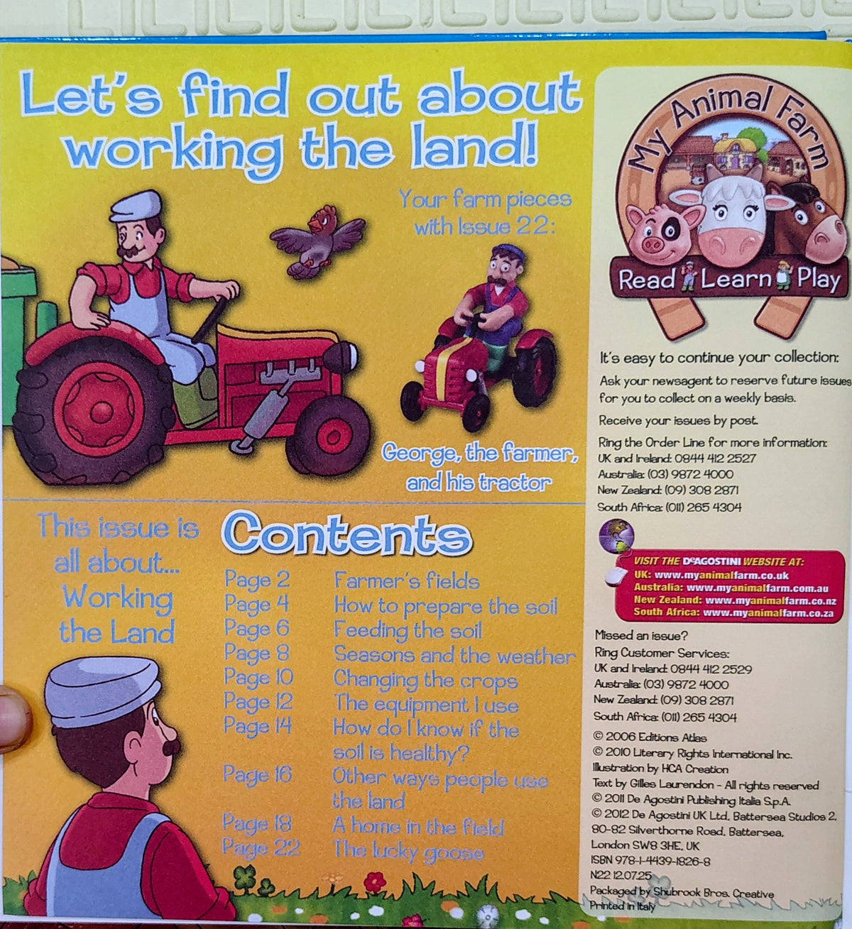 Working the Land by De Agostini | My Animal Farm