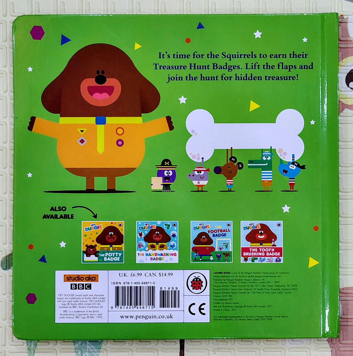 Hey Duggee: Treasure Hunt | Ladybird | Lift-The-Flap