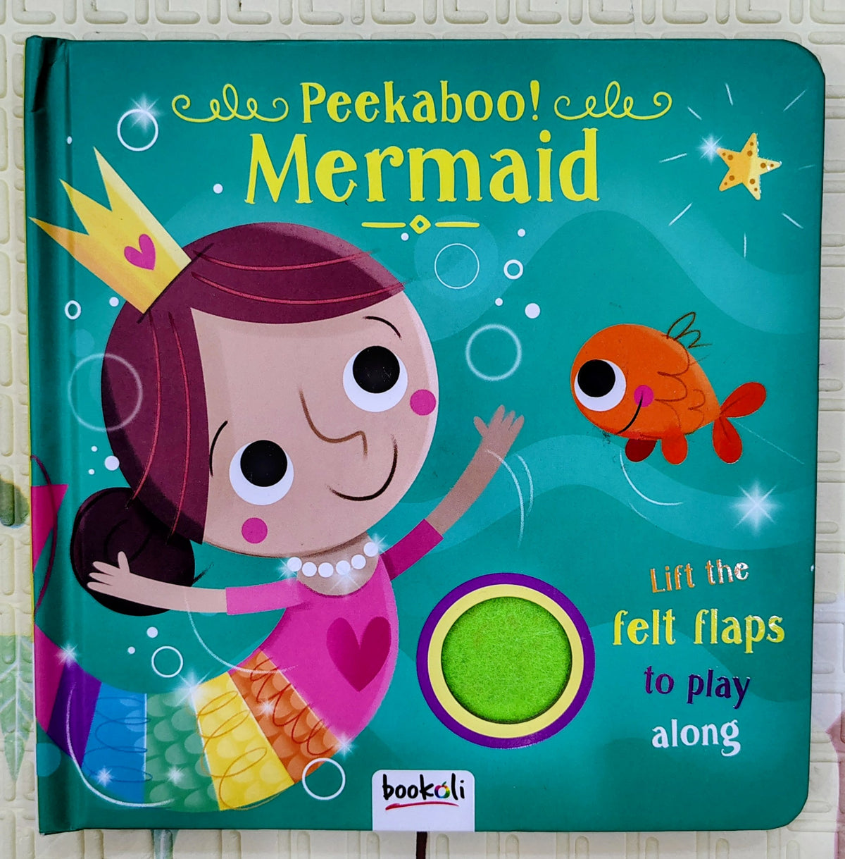 Peekaboo! Mermaid | Bookoli | Felt Flap Book