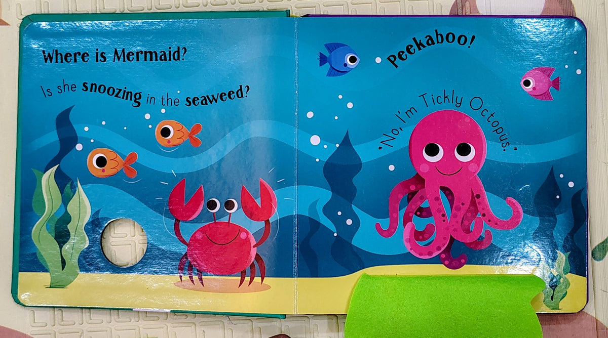 Peekaboo! Mermaid | Bookoli | Felt Flap Book