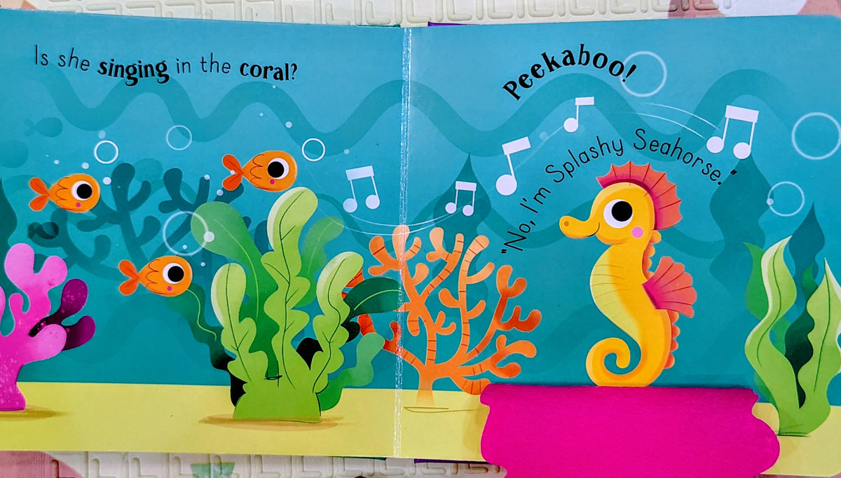 Peekaboo! Mermaid | Bookoli | Felt Flap Book