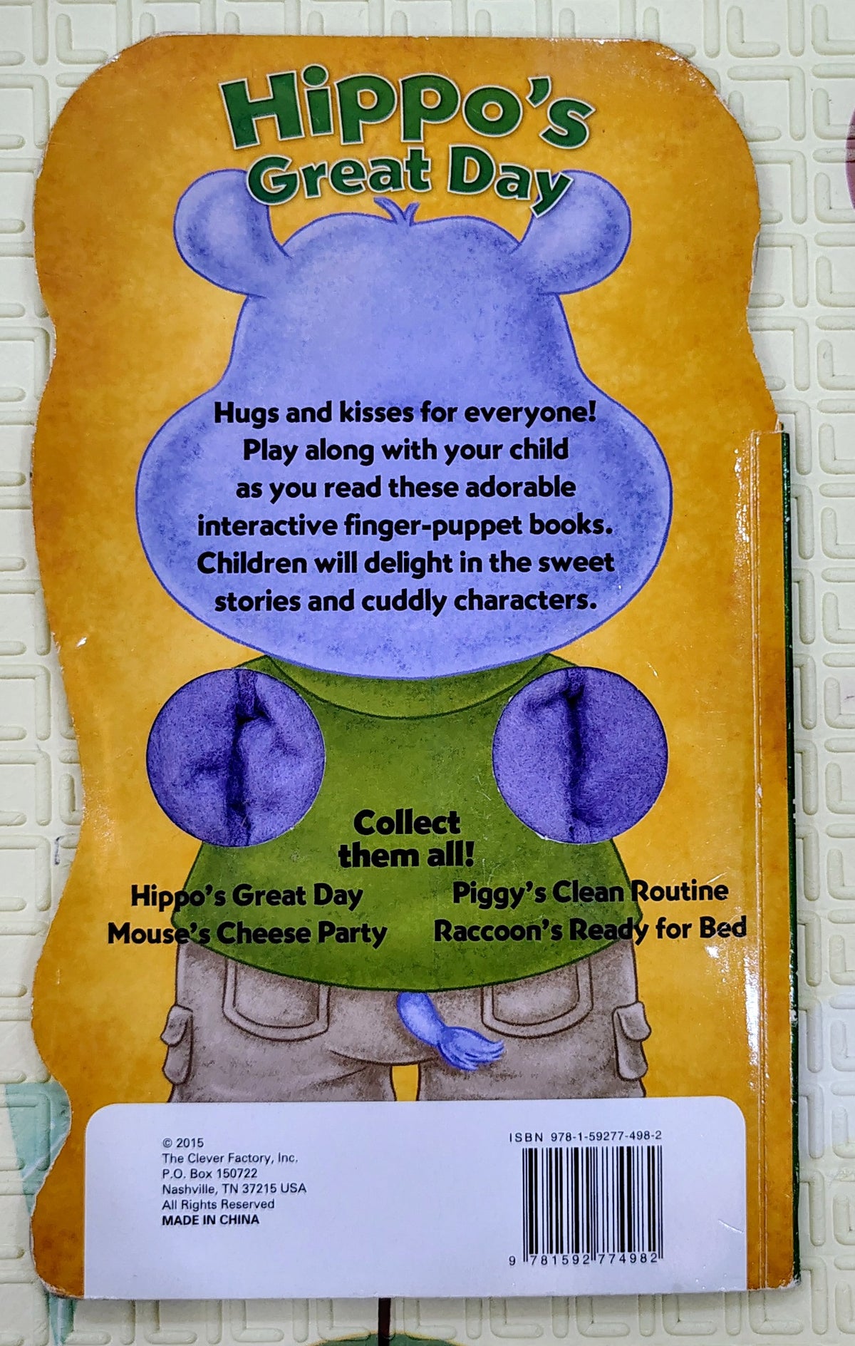 Hippo's Great Day | Puppet Book