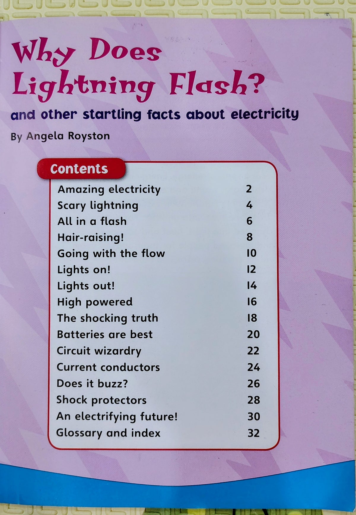 Why Does Lightning Flash? by Angela Royston | Facts about Electricity