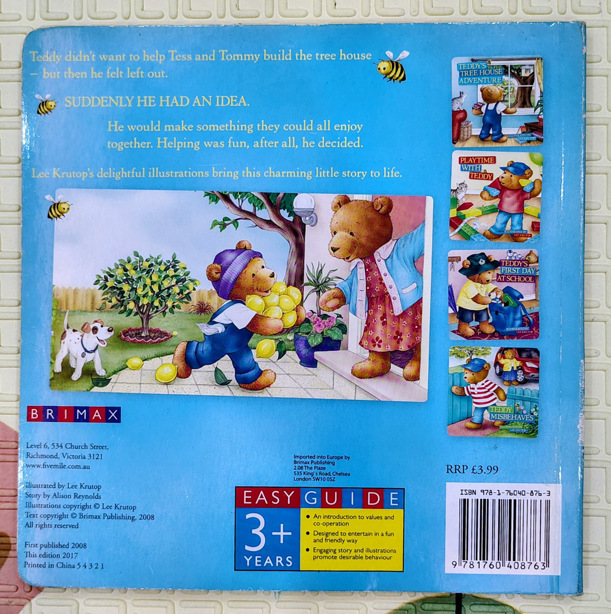 Teddy's Tree House Adventure by Lee Krutop | Brimax Boardbook