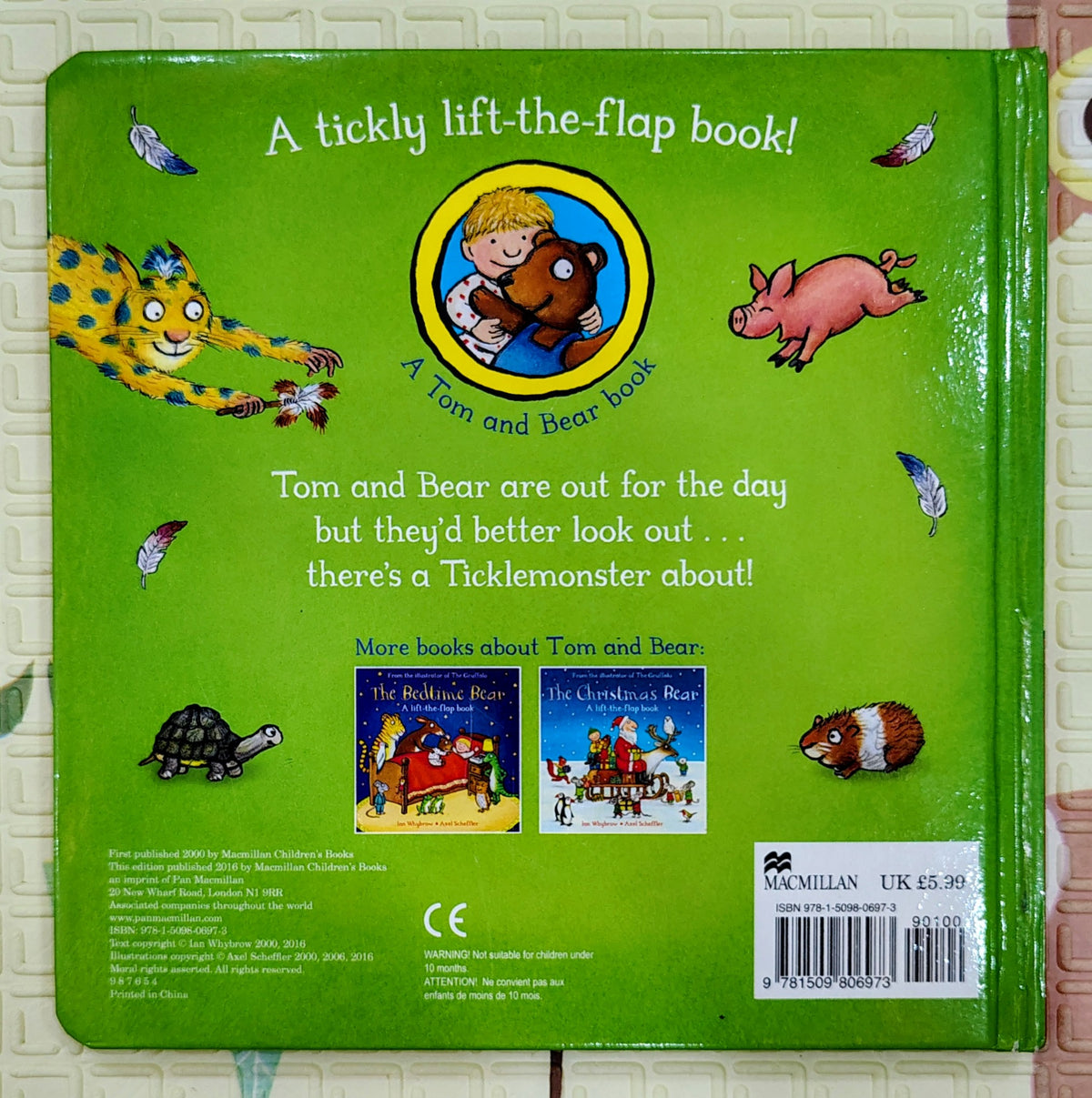 The Tickle Book by Ian Whybrow and Axel Scheffler| Lift the Flap | Macmillan