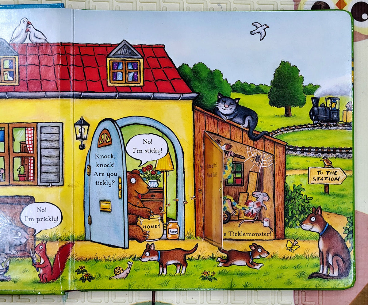 The Tickle Book by Ian Whybrow and Axel Scheffler| Lift the Flap | Macmillan