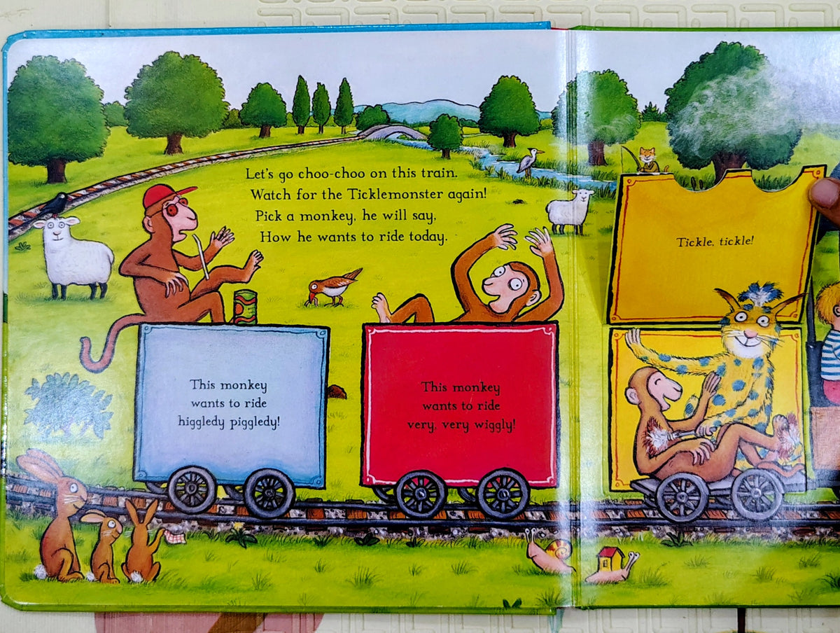 The Tickle Book by Ian Whybrow and Axel Scheffler| Lift the Flap | Macmillan