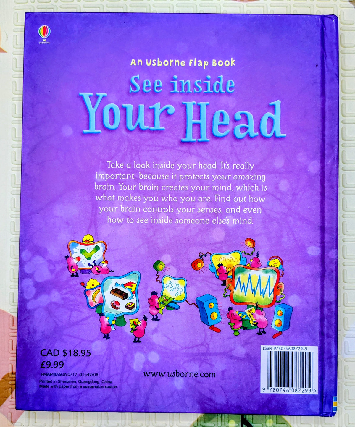 See inside Your Head by Alex Frith and Colin King | Usborne Lift the Flap