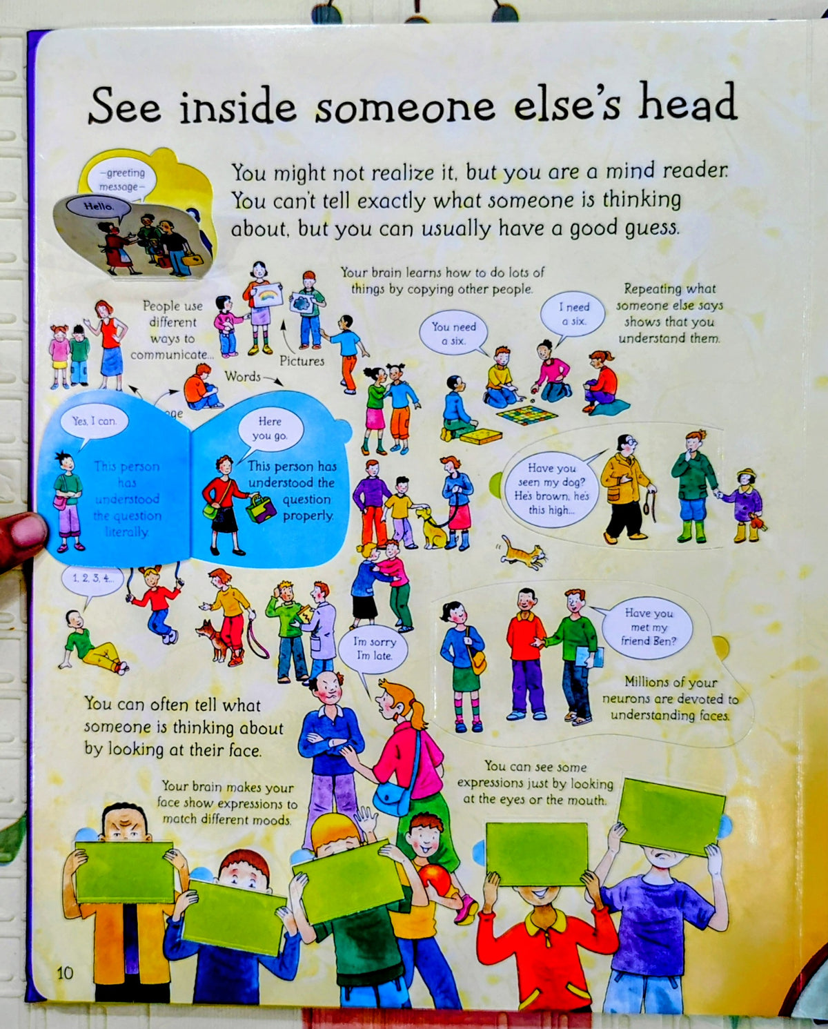 See inside Your Head by Alex Frith and Colin King | Usborne Lift the Flap