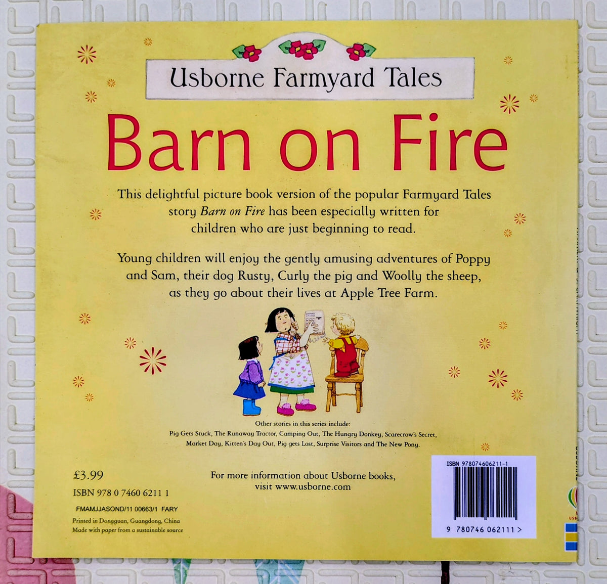 Barn on Fire by Heather Amery and Stephen Cartwright | Usborne Farmyard Tales