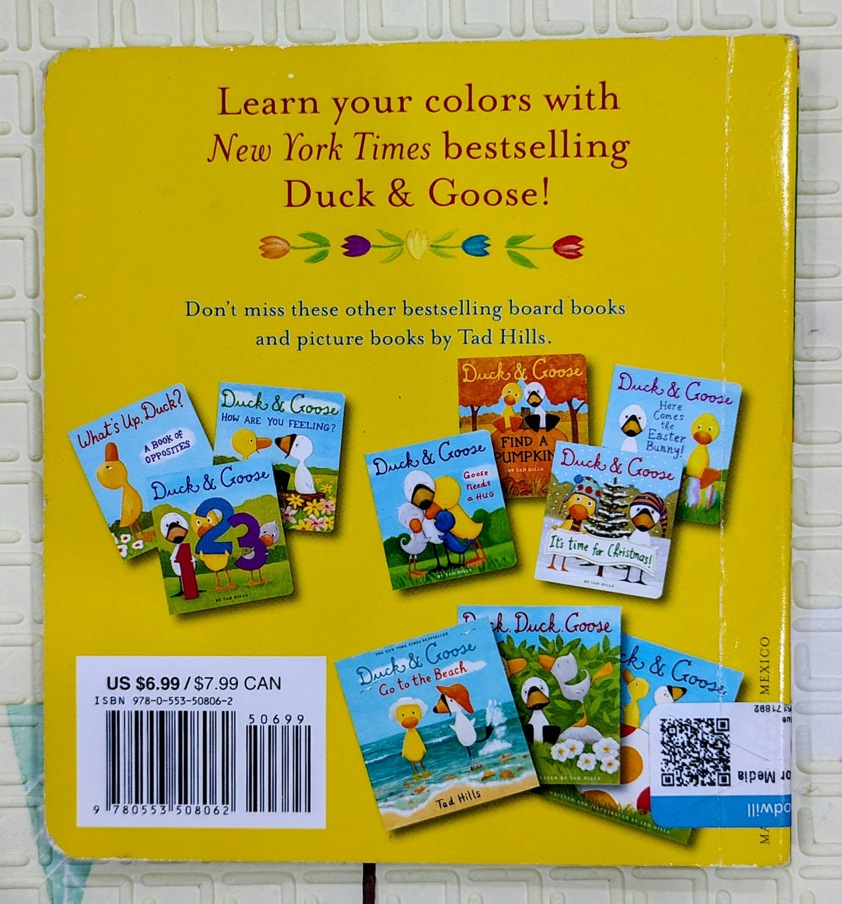 Duck & Goose Colors! by Tad Hills | New York Bestseller