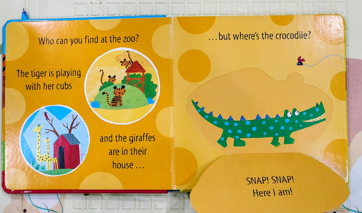 Who's at the Zoo? by Julia Donaldson & Lydia Monks | Macmillan | Lift-the-Flap
