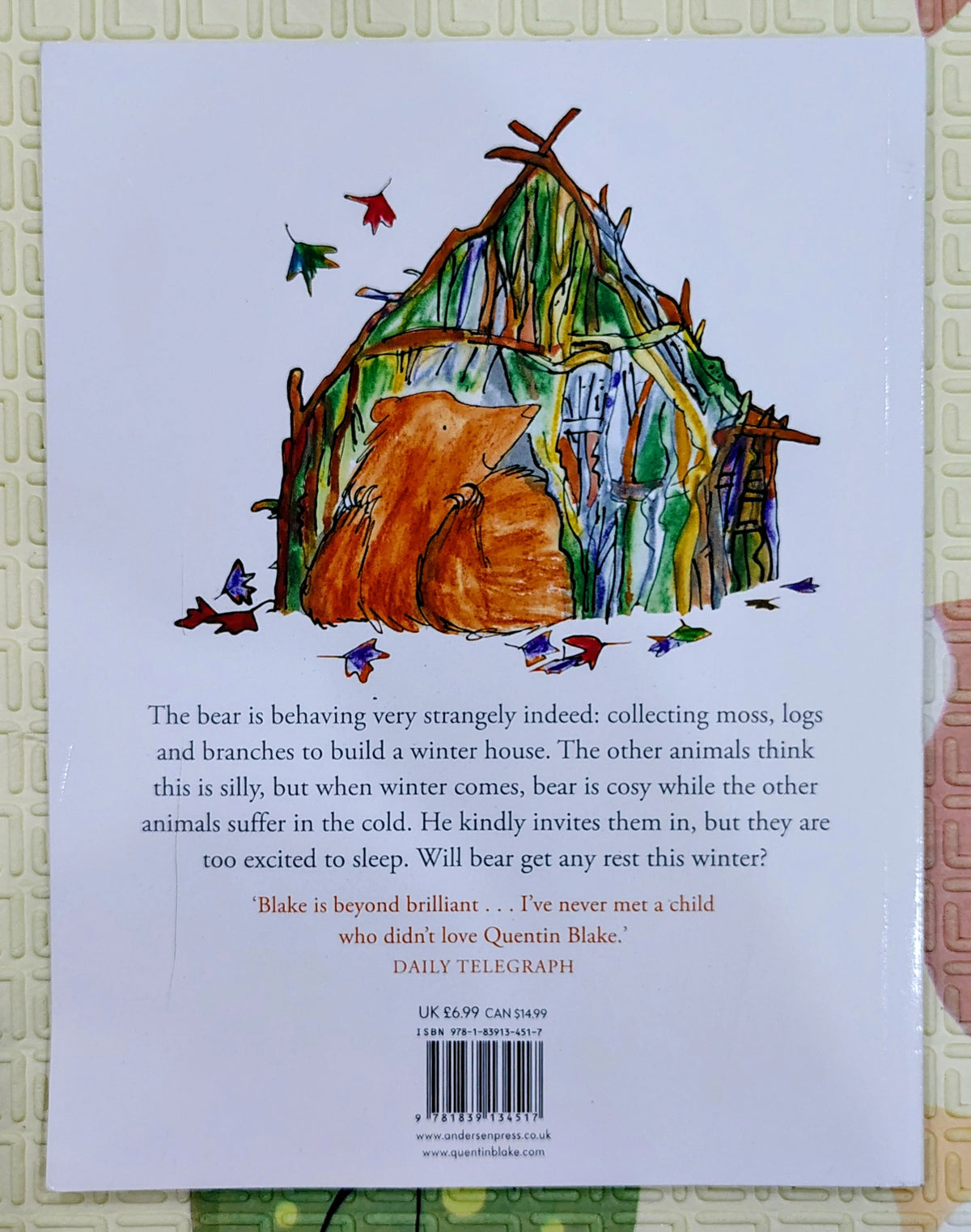The Bear's Winter House by John Yeoman & Quentin Blake | Andersen Press