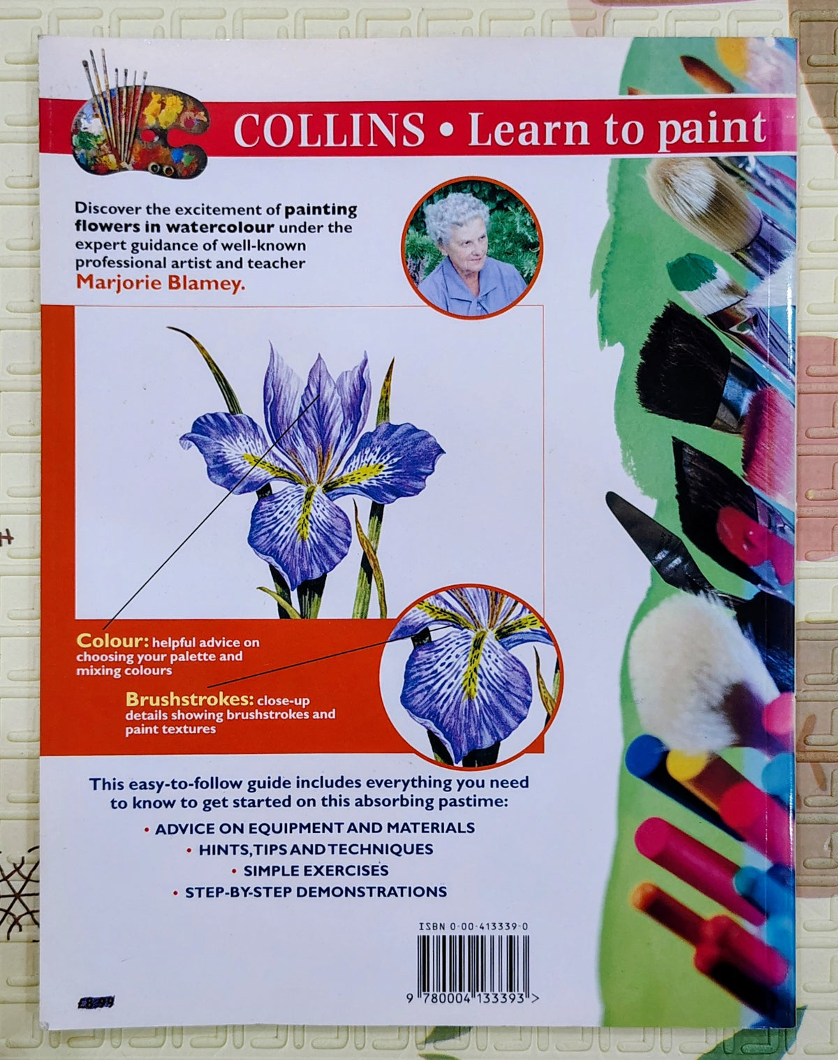 Flowers in Watercolour by Marjorie Blamey | Collins | Art Instruction