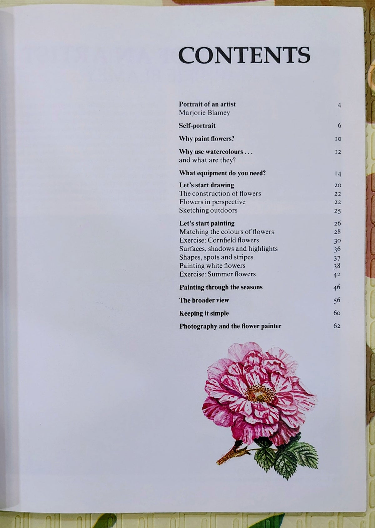 Flowers in Watercolour by Marjorie Blamey | Collins | Art Instruction