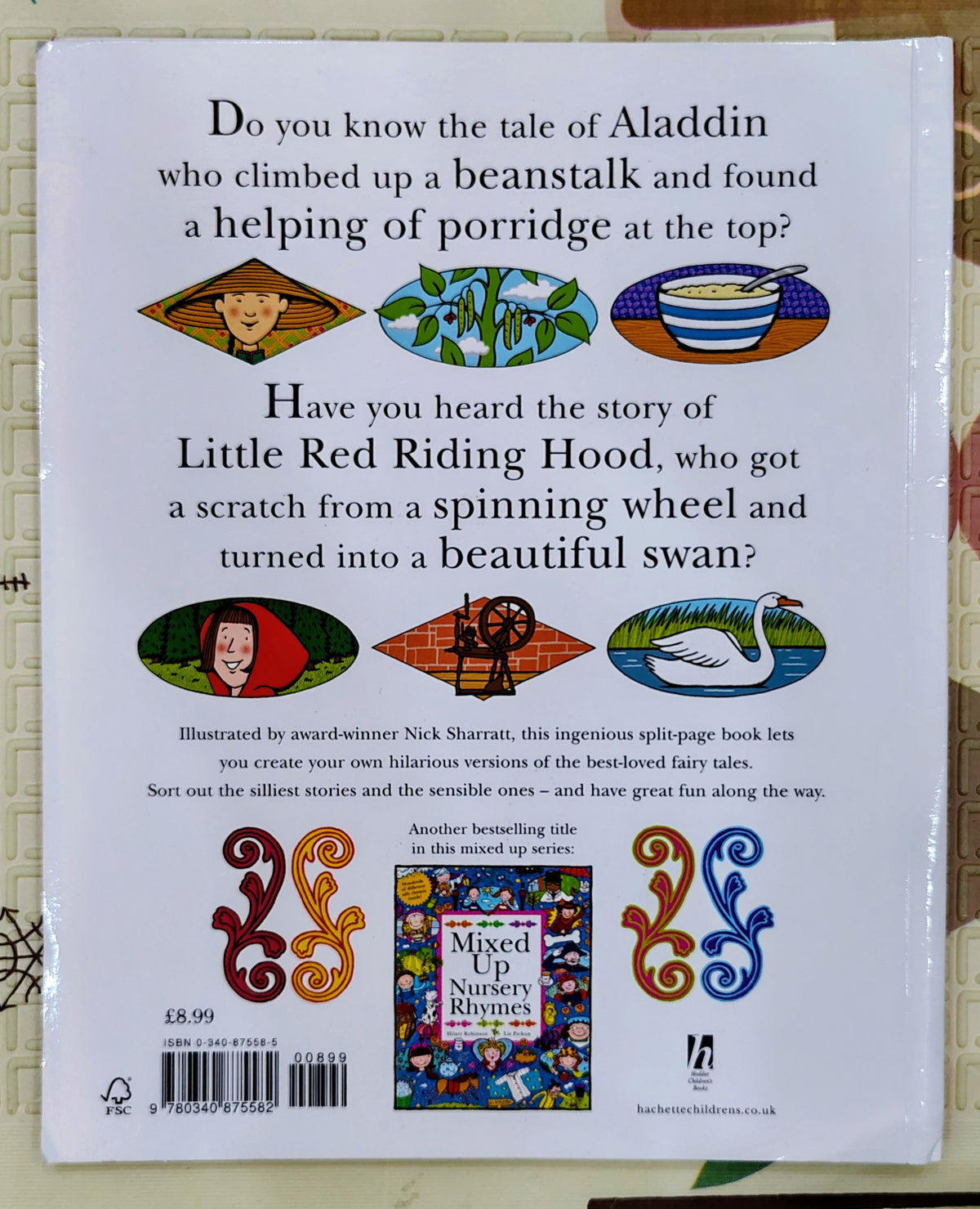 Mixed Up Fairy Tales by Hilary Robinson and Nick Sharratt | Flip Flap