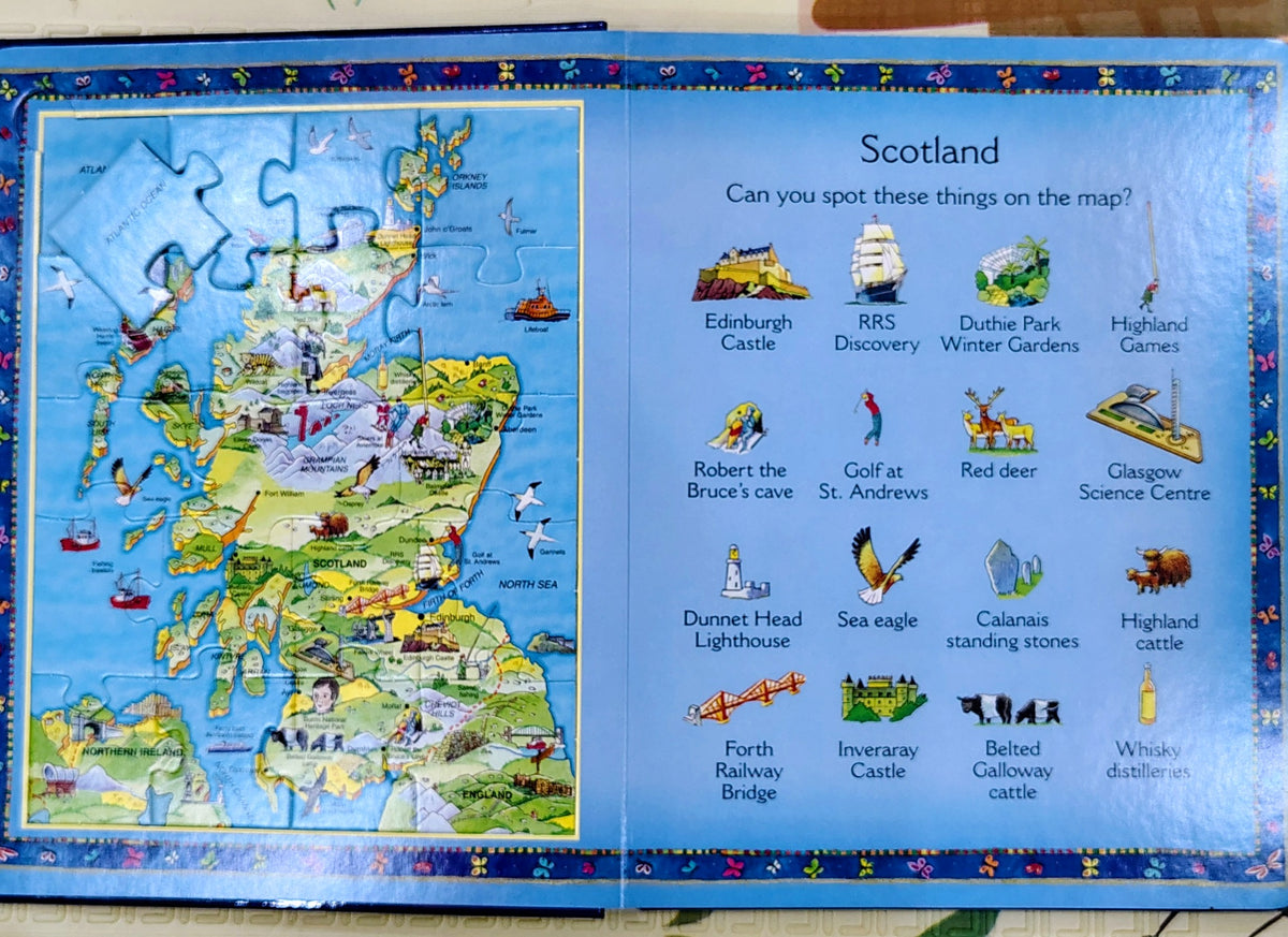 The Usborne Jigsaw Atlas of Britain & Ireland | Usborne | Geography
