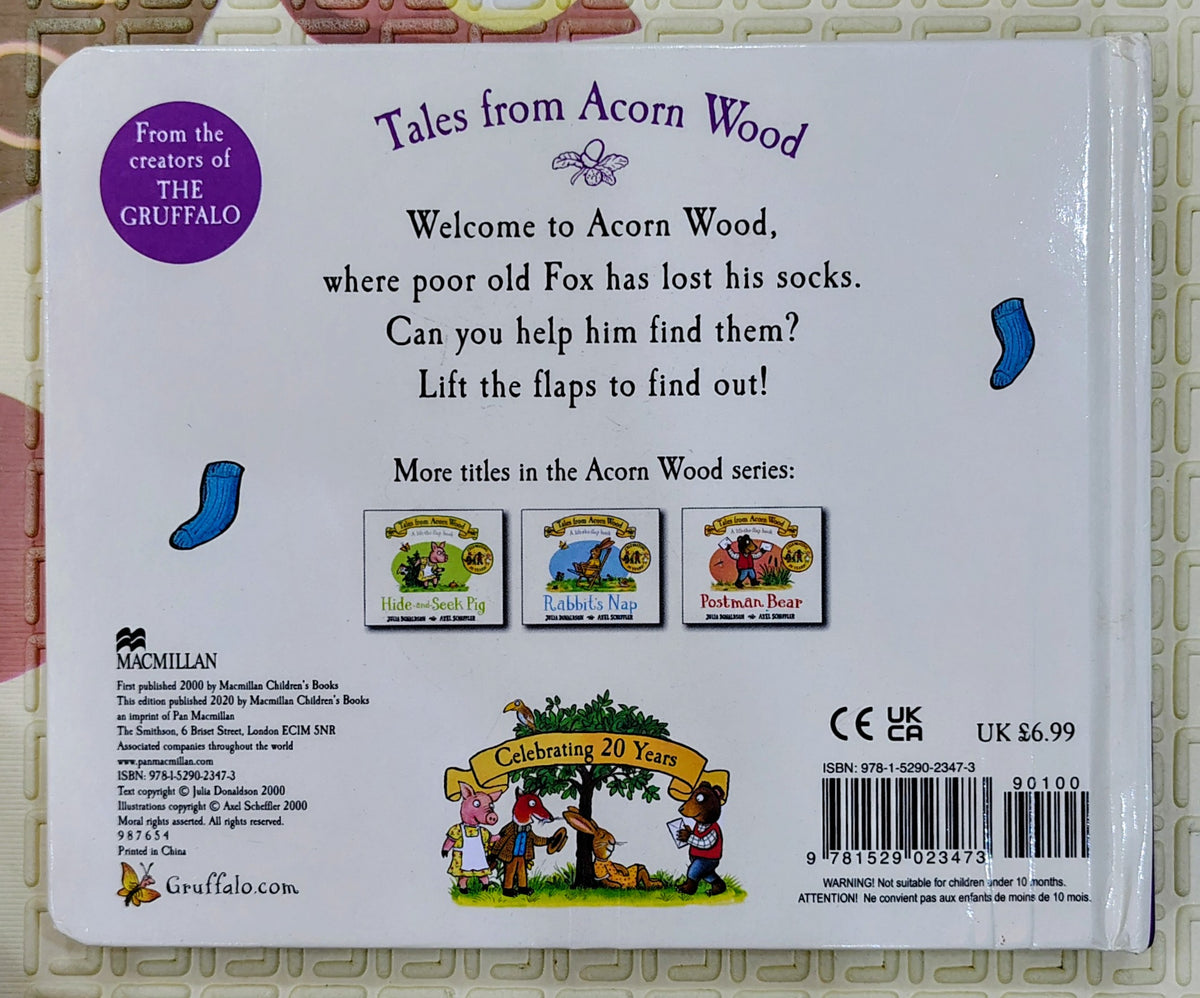 Fox's Socks by Julia Donaldson & Axel Scheffler | Macmillan Lift the Flap