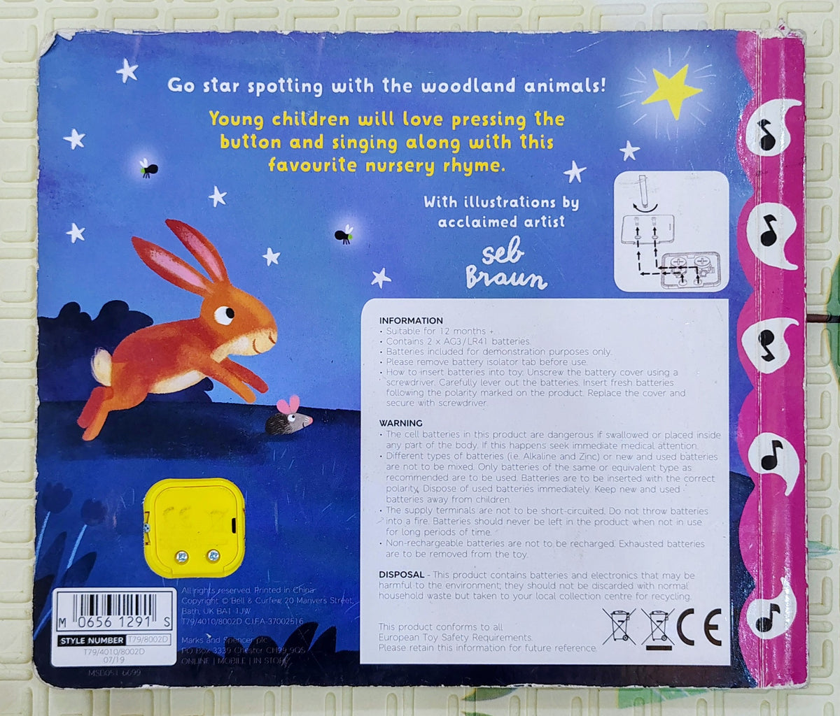 Twinkle Twinkle Little Star by Seb Braun | Sound Book