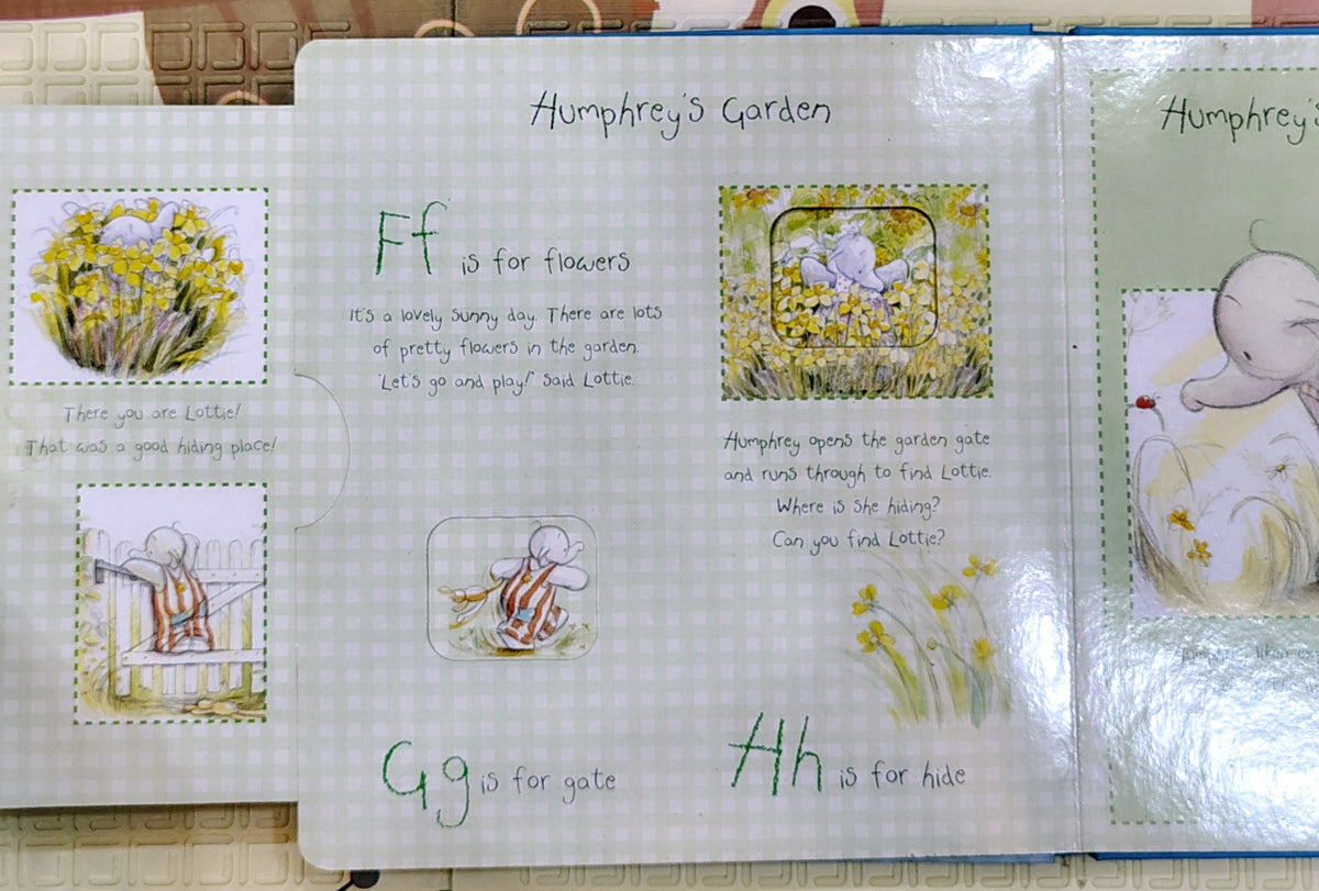 Learn with Humphrey ABC by Emily Hunter | Push Pull and Slide book