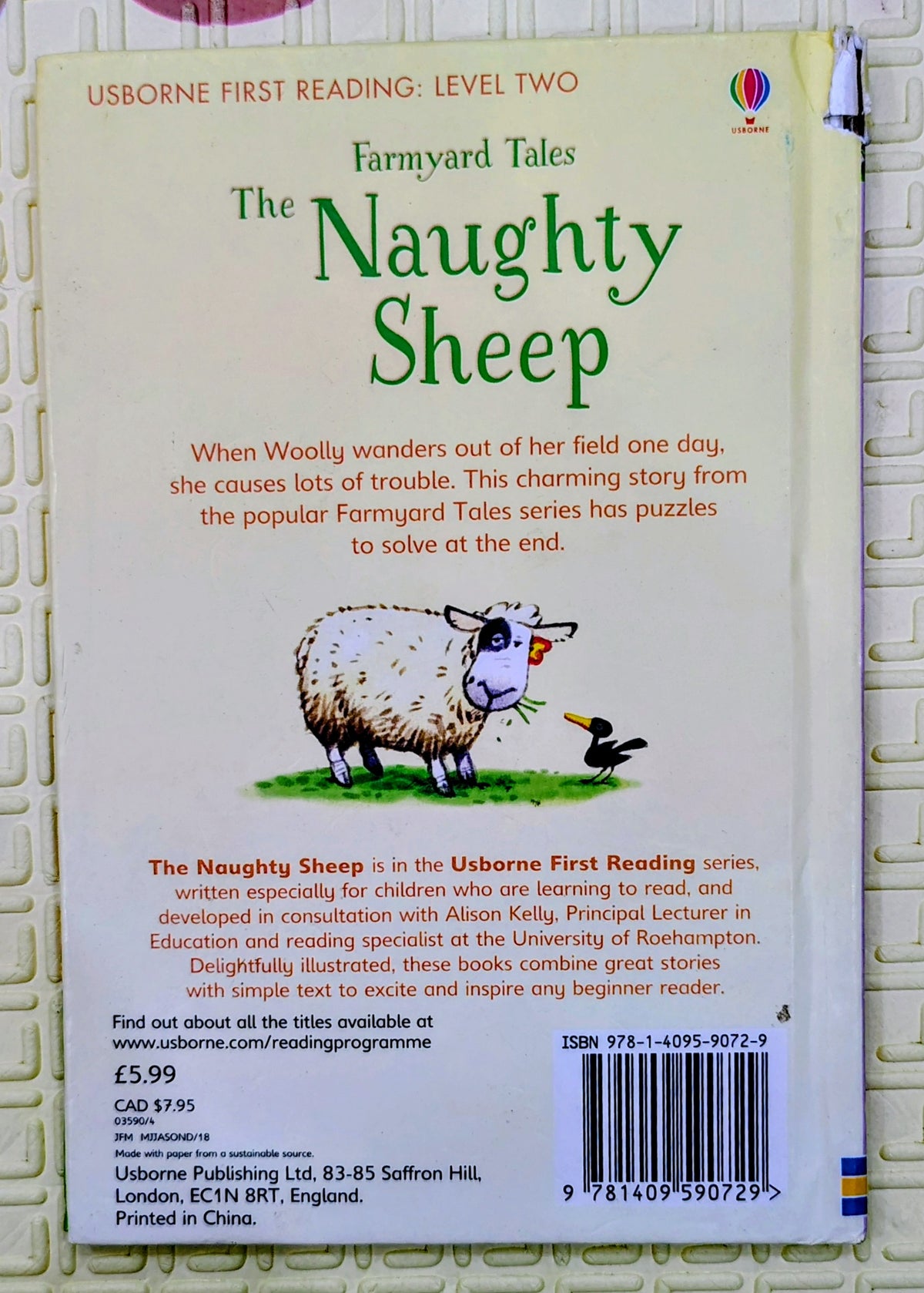 Farmyard Tales: The Naughty Sheep by Stephen Cartwright | Usborne First Reading
